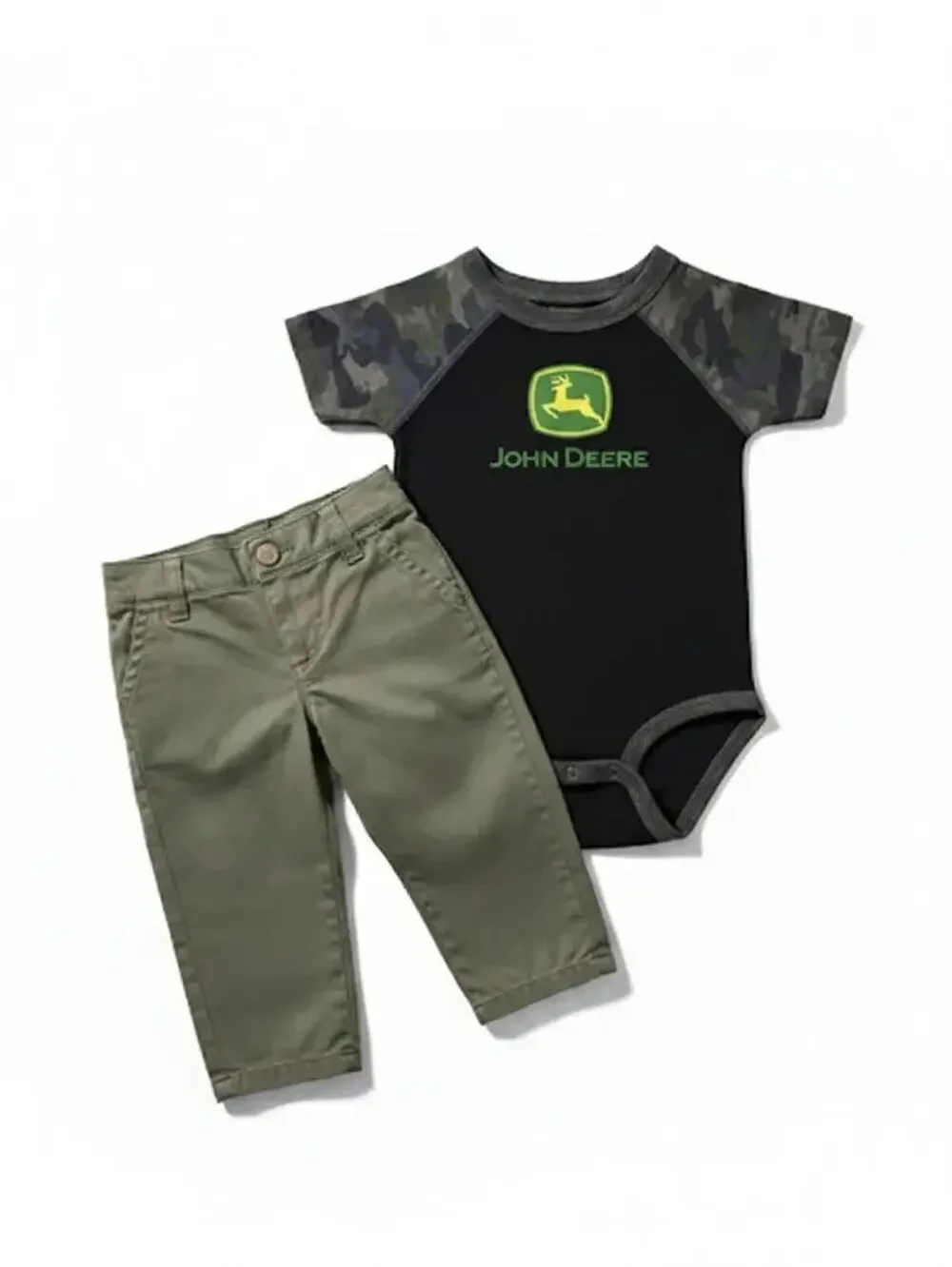 Preloved John Deere Body Suit & Pant Set
